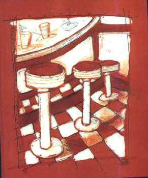 3 bar stools