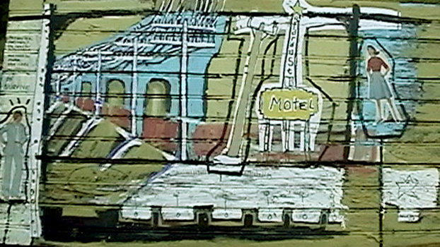 deserted train