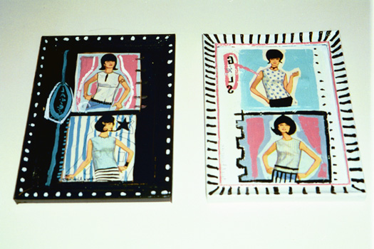 striped and dot girls
